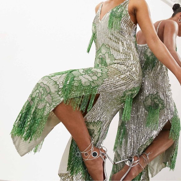 ASOS Edition Sequin Cami Dress - Picture 3 of 11